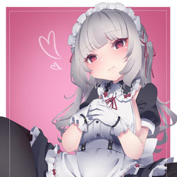 This is a pixiv picture whose title is メイドのおみ足.