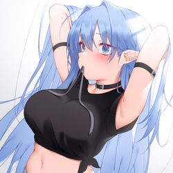 This is a pixiv picture whose title is 女兒.