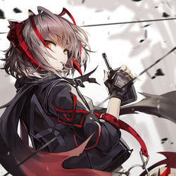 This is a pixiv picture whose title is W.