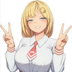 This is a pixiv picture whose title is V V.