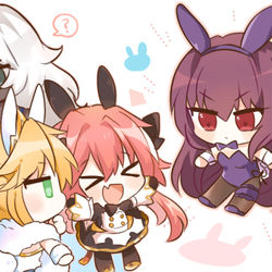 This is a pixiv picture whose title is BUNNY.