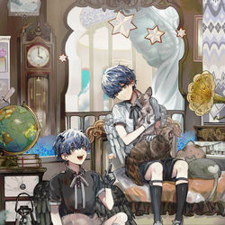 This is a pixiv picture whose title is playroom.