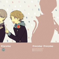 This is a pixiv picture whose title is 【主花既刊web再録】Everyday Everyday.