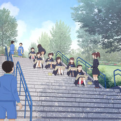 This is a pixiv picture whose title is 写生会.