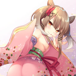 This is a pixiv picture whose title is 【創作】いのししっ子.