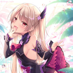 This is a pixiv picture whose title is 小悪魔な魔法少女.