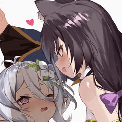 This is a pixiv picture whose title is 接吻.