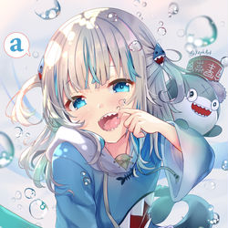 This is a pixiv picture whose title is City Pop Shark!.