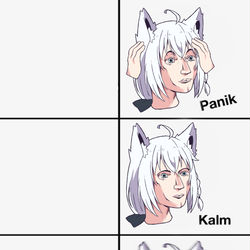 This is a pixiv picture whose title is Panik. Kalm. Panik..