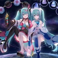 This is a pixiv picture whose title is 新たなミライ.
