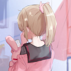 This is a pixiv picture whose title is ぽにてなとり.