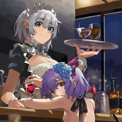 This is a pixiv picture whose title is 下馆子.