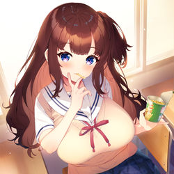 This is a pixiv picture whose title is 食べる.