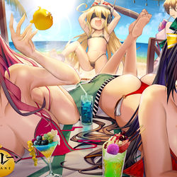 This is a pixiv picture whose title is アズールレーン　3周年.
