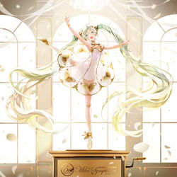 This is a pixiv picture whose title is 『初音ミクシンフォニー2020』.
