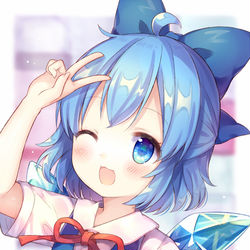 This is a pixiv picture whose title is ⑨.
