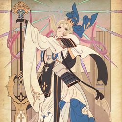 This is a pixiv picture whose title is 【FGO】和風キャストリア.