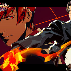 This is a pixiv picture whose title is 【仕事絵】KOF'98 ULTIMATE MATCH ONLIN.