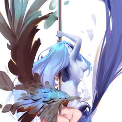 This is a pixiv picture whose title is Pole dance--Dizzy.
