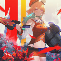 This is a pixiv picture whose title is 小鳥遊キアラ　takanashi kiara.