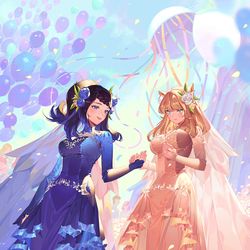 This is a pixiv picture whose title is Anniversary.
