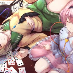 This is a pixiv picture whose title is あれ？寝ちゃった…？.