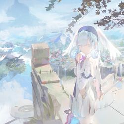 This is a pixiv picture whose title is Melia.