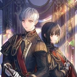 This is a pixiv picture whose title is 강철의 소드마스터.