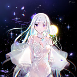 This is a pixiv picture whose title is エミリア.