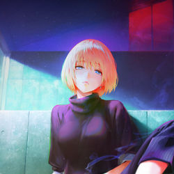 This is a pixiv picture whose title is Blue Drive.