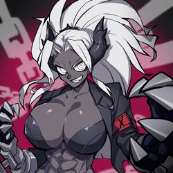 This is a pixiv picture whose title is 最高検事総長ジャッジメント.
