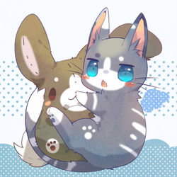 This is a pixiv picture whose title is にゃっ！.