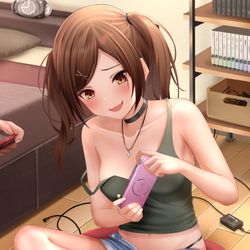 This is a pixiv picture whose title is お兄ちゃん弱すぎなんだけどwww.