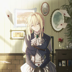 This is a pixiv picture whose title is ヴァイオレット.
