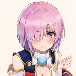 This is a pixiv picture whose title is 牛若マシュ.