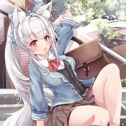 This is a pixiv picture whose title is 放課後.