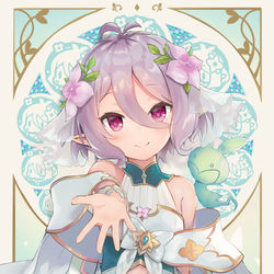 This is a pixiv picture whose title is 聖母コッコロの慈愛.