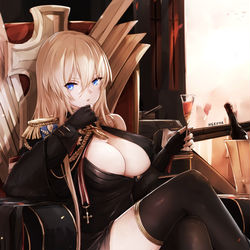 This is a pixiv picture whose title is "鉄血の威光".