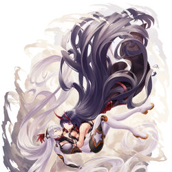 This is a pixiv picture whose title is 罪人挽歌.
