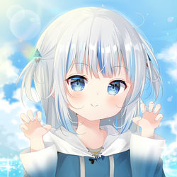 This is a pixiv picture whose title is Cutest shark 💙.