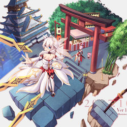 This is a pixiv picture whose title is 【1461与50】四周年贺图.