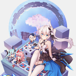 This is a pixiv picture whose title is 【1461与50】四周年贺图.