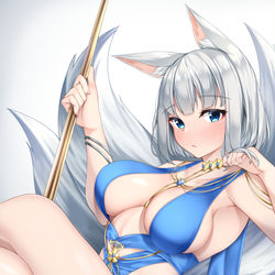 This is a pixiv picture whose title is 加賀.