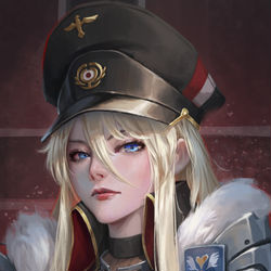 This is a pixiv picture whose title is Bismarck.