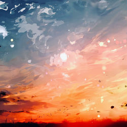 This is a pixiv picture whose title is 何もない.