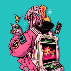 This is a pixiv picture whose title is astrocity.