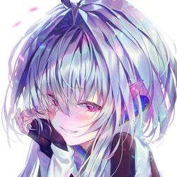 This is a pixiv picture whose title is 私は花の魔術師、マーリンという.