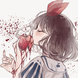 This is a pixiv picture whose title is 白雪姫.