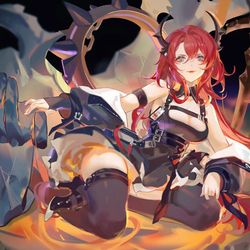This is a pixiv picture whose title is 史尔特尔.