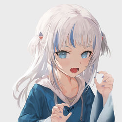 This is a pixiv picture whose title is Gawr Gura.